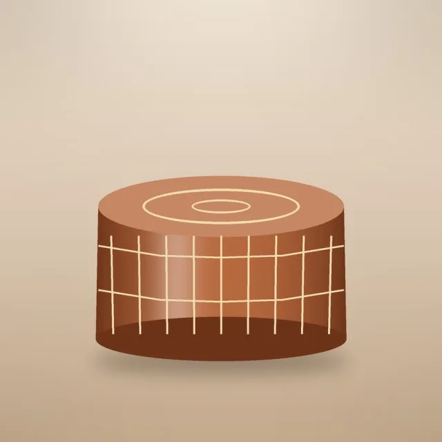 [demo] Leather Pouf