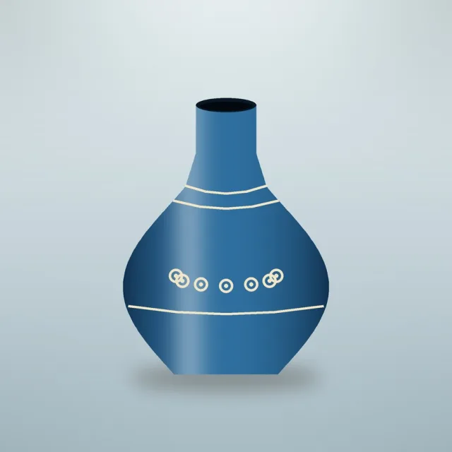 [demo] Safi Blue Vase