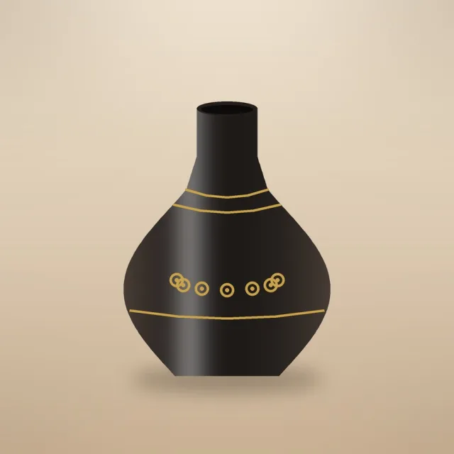 [demo] Fez Black Vase